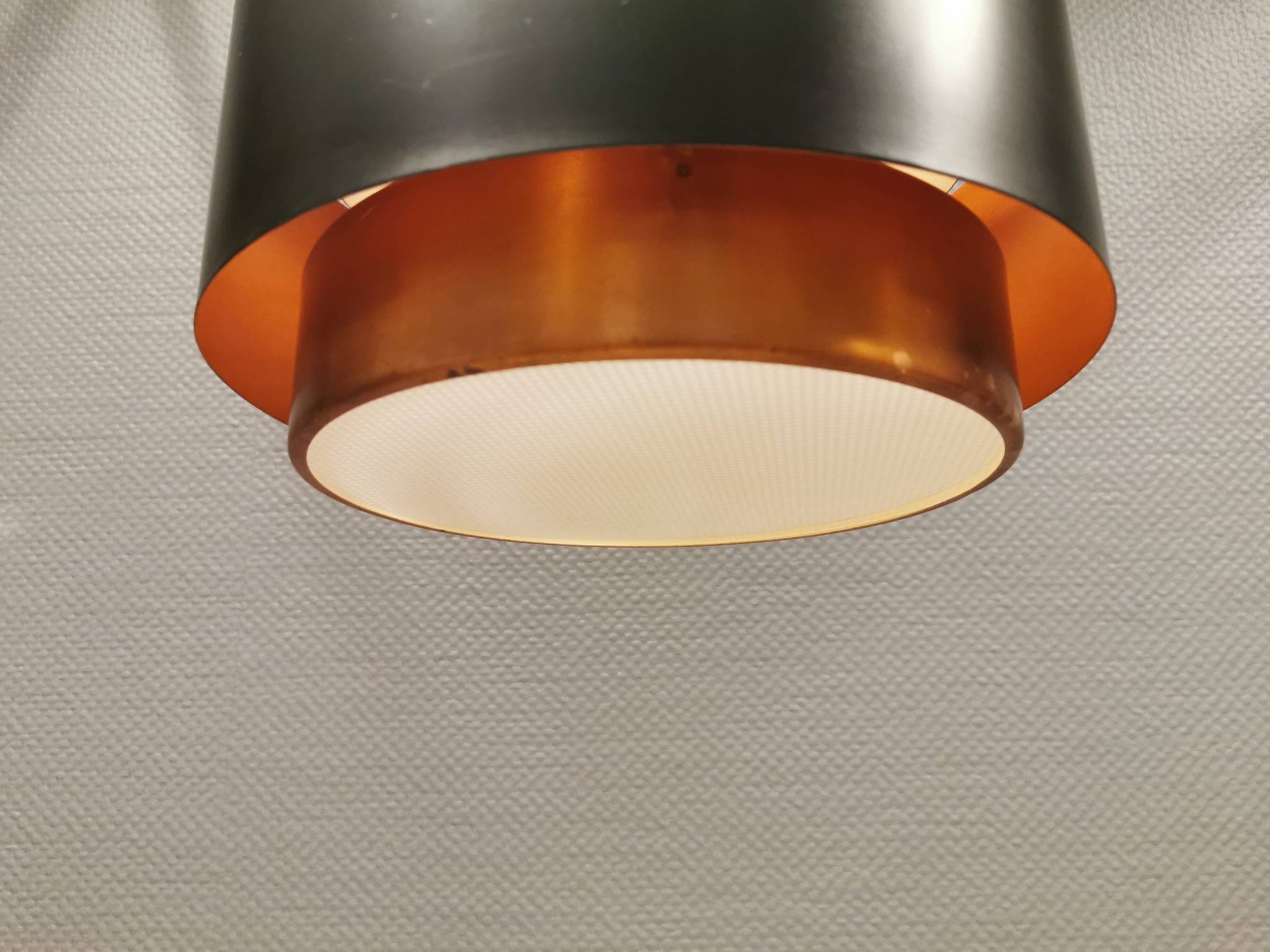 Hanging lamp, model Saturn, designed by Jo Hammerborg for Fog & Mørup Denmark in 1963