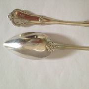 set of 12 silver dessert spoons - silversmith DOUTRE ROUSSEL - mid 19th century