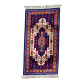 Tapis Savonnerie vintage français 95 cm x 177 cm années 1950 - 1C1231