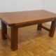 Solid blond oak coffee table