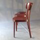 Set of 3 chairs Thonet 1950 feet spindle, modern bistro
