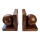 Pair of bookends, sphere, Art Deco