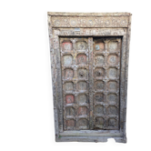 Very old Indian door from Rajasthan in functional teak.