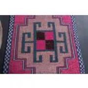 1970s Vintage Turkish Oushak Diamond Wool Runner 98x334