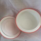 Orange ice bucket, 70 years, fruit-shaped.