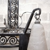 Lustre art deco glassware Degué 1930