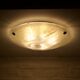 Brass and Murano ceiling light, 1970's.