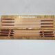 Set of 6 vintage skewers in stainless steel and wood in their box