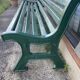 Banc public le centaure vintage en fonte