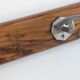 Wall coat rack in wood and metal