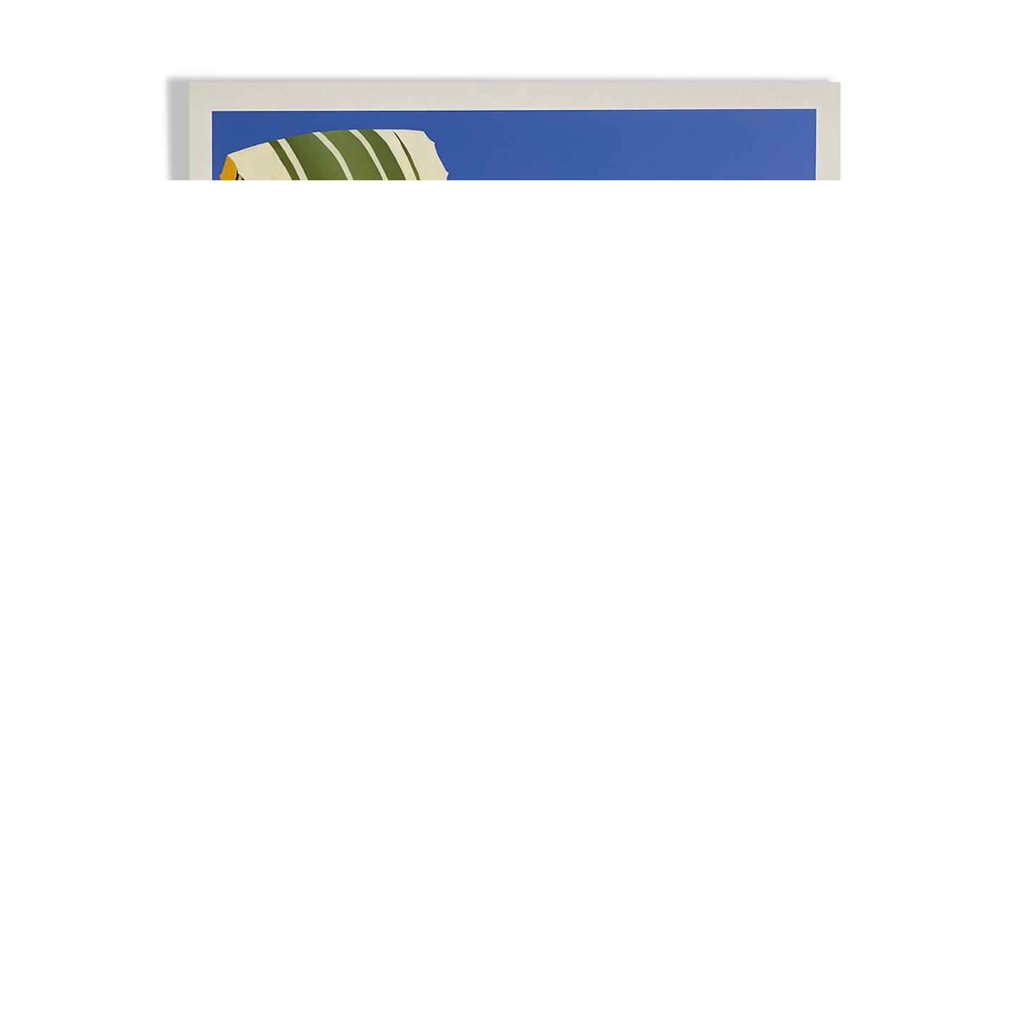 Original Razzia poster - Monte Carlo country club - Signed by the artist - On linen