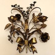 Paire de bougeoirs à double applique Hans Kögl, années 1960