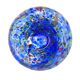 Set of 6 blown glass glasses with Murano murrine.