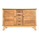 Buffet reconstruction René Gabriel vintage, meuble ancien dit de sinistrés