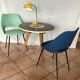 3 chaises tonneau années 50/60 skaï