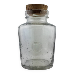 Bonbonnière verre bullé