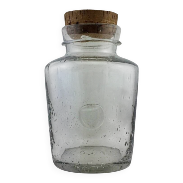 Bonbonnière verre bullé vintage format XL — Beyit