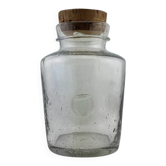 Bonbonnière verre bullé vintage format XL