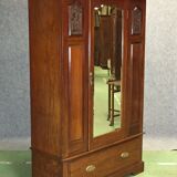 Mahogany english wardrobe