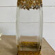 Vase en verre et laiton années 30