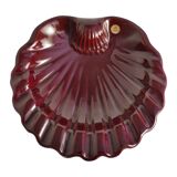 Art Deco Merlot Red Ceramic Vide-Poche by Gabriel Keramik, Sweden 1960s