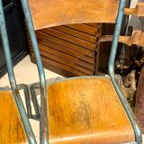 Pair of vintage school chairs