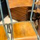 Paire de chaises d'école vintage