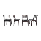 Set of four dining room chairs made by 1950s Topform