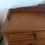 Bureau à gradins art déco chêne clair