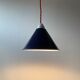 Lot 3 old blue conical enamel suspensions