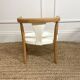 Fauteuil enfant type Baumann bois & blanc