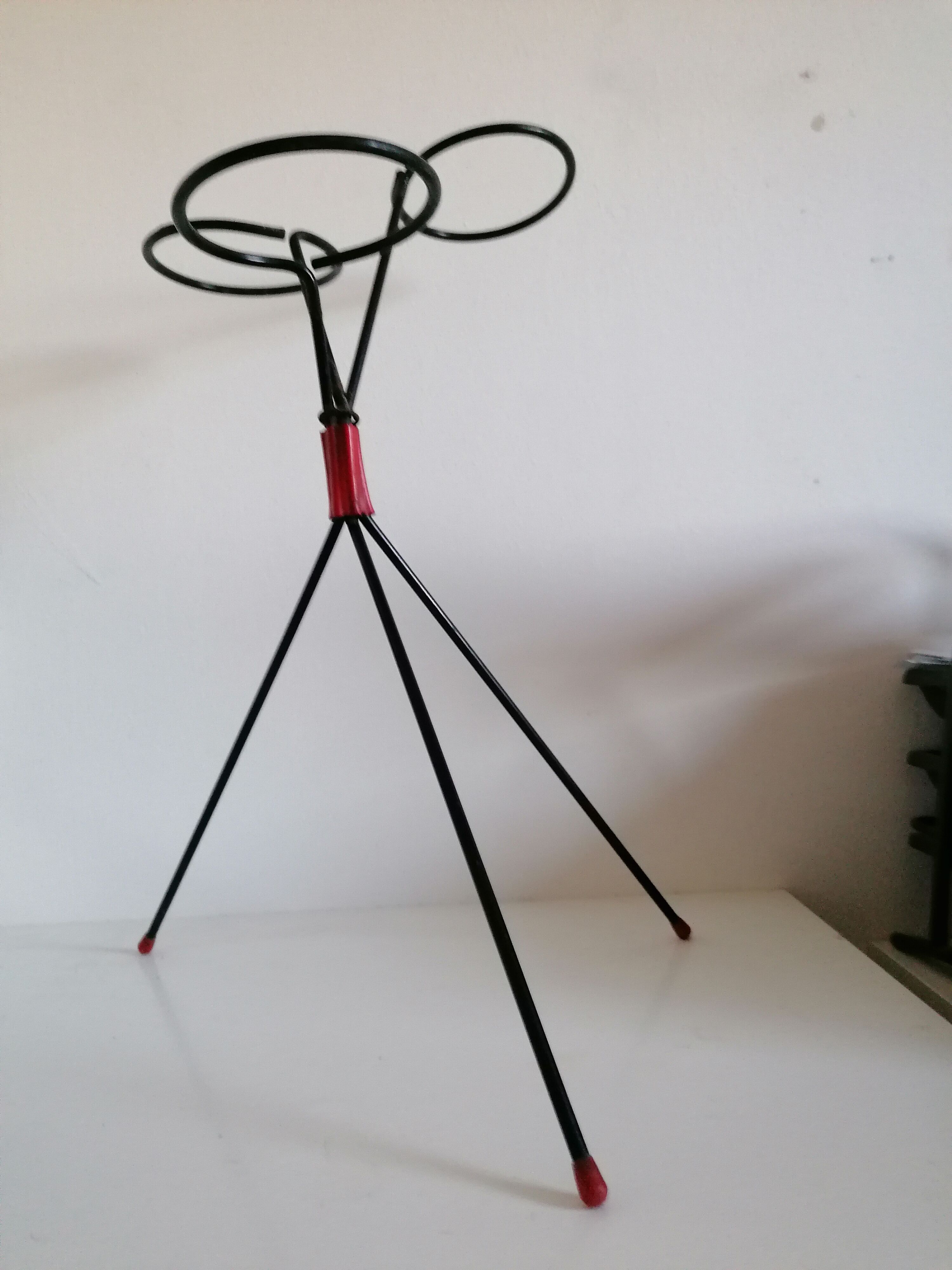 Tripod plant door vintage sheathed steel rockabilly