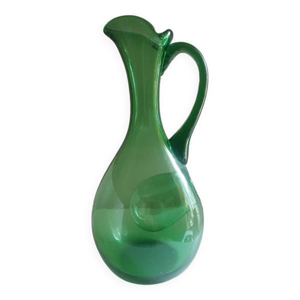 Carafe à vin en verre souffle années 60's