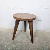 Tabouret tripode brutaliste