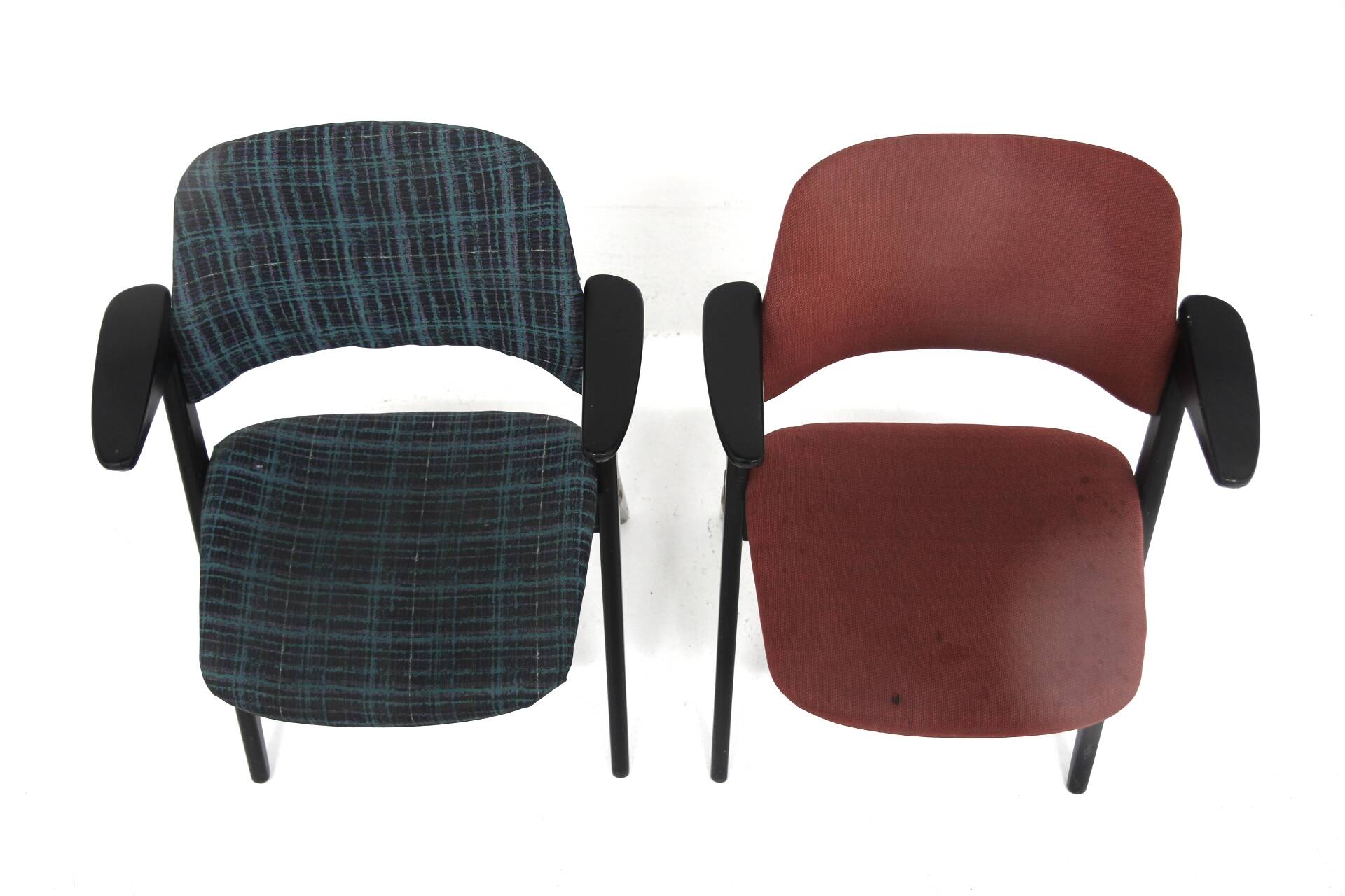 Set of 2 Scandinavian chairs, "562-026", Bengt Ruda, Nordiska Kompaniet, Sweden, 1950