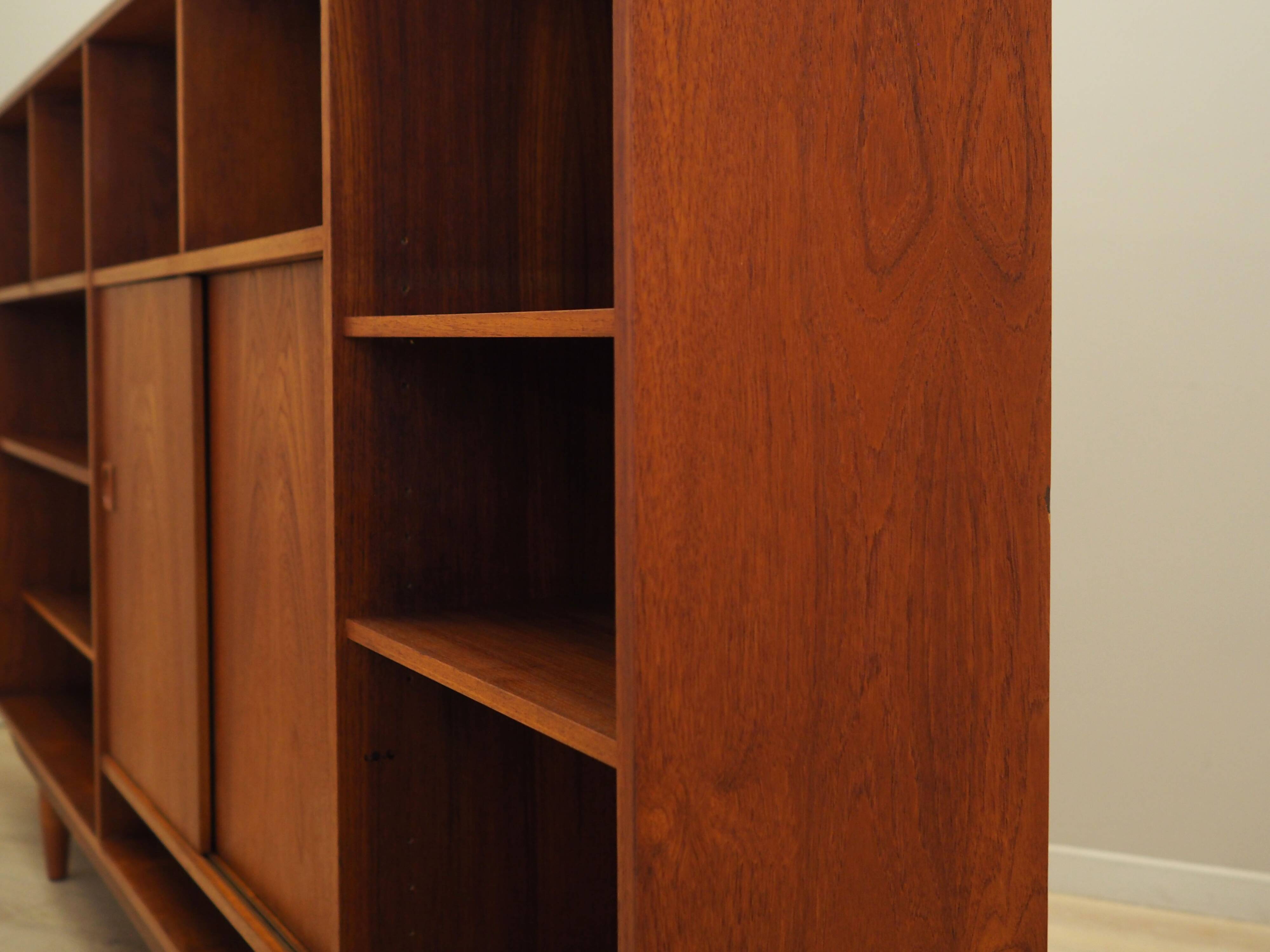 Teak bookcase, Danish design, 1970s, production: Denmark