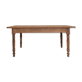 Table with turned legs in solid wood