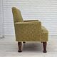1950s, Danish 2-seater sofa, green furniture wool fabric.