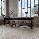 XXL table in solid dark walnut 3m