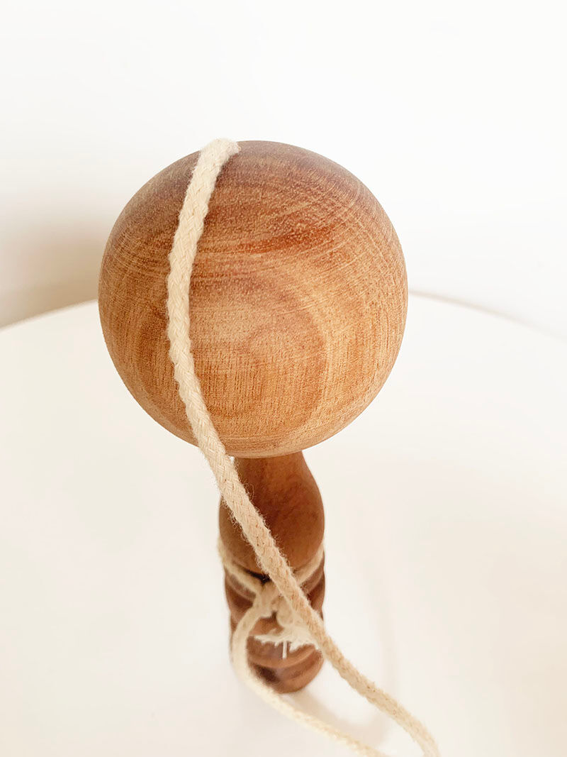 Wooden bilboquet