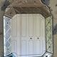 Venetian mirror with pareclose 19th / 20th century Height 80 cm