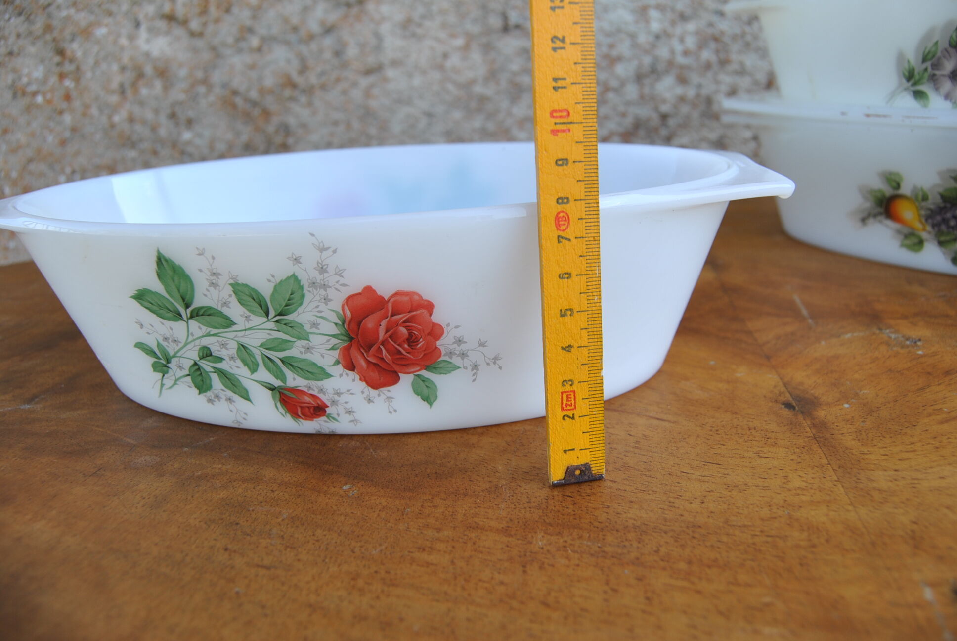 Oval dishes various models - arcopal - 70s - authentic vintage