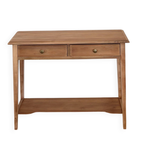 console ancienne en bois