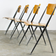 Vintage Pyramid chairs by Wim Rietveld for Ahrend de Cirkel