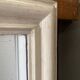 Louis Philippe mirror in wood and patinated stucco 19th century