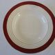Deep plates, opaque porcelain, Digoin Sarreguemines, PASTEUR pattern