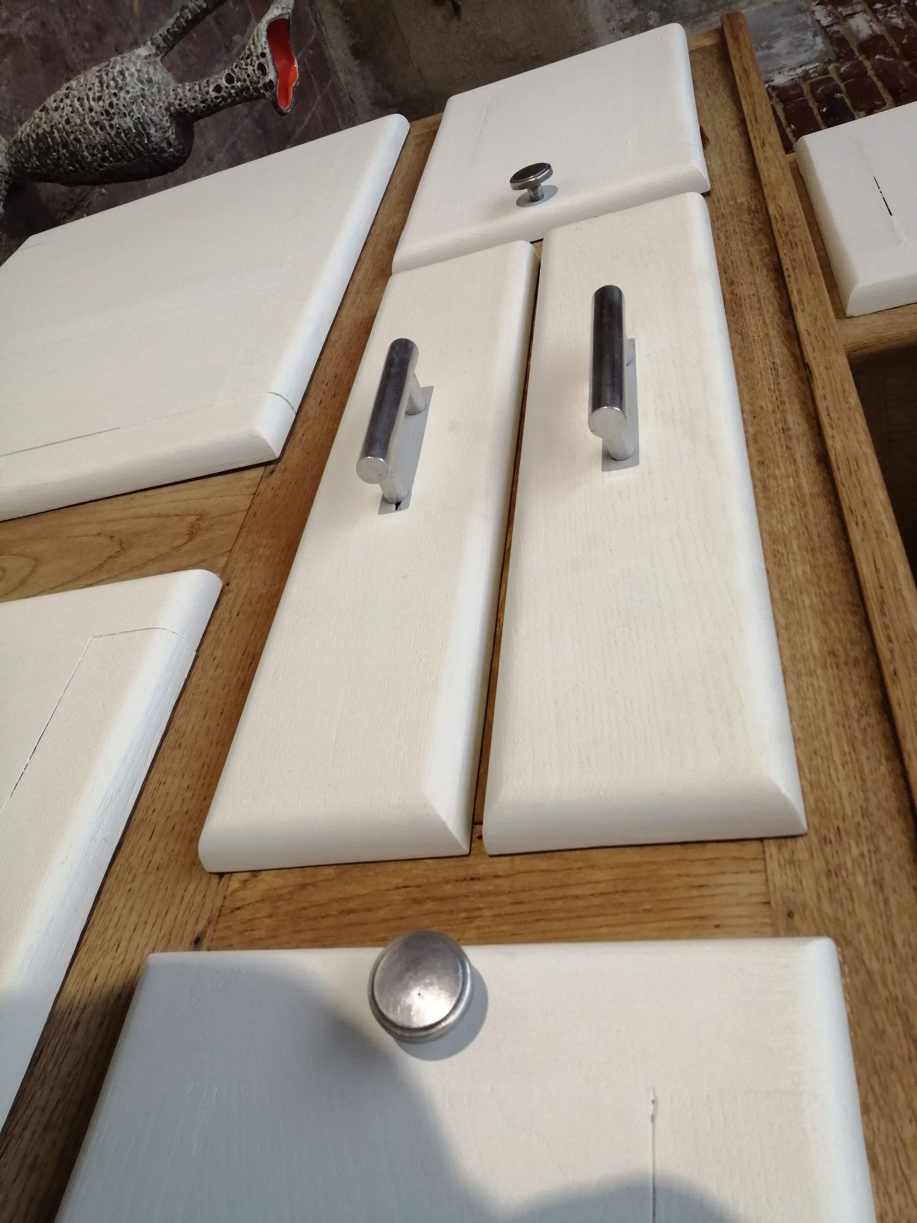 Buffet mado brushed oak and vintage cream