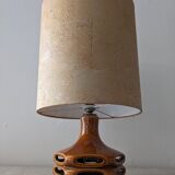 Glazed ceramic lamp from the 60s/70s West Germany