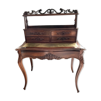 English mahogany tiered desk late 19th century