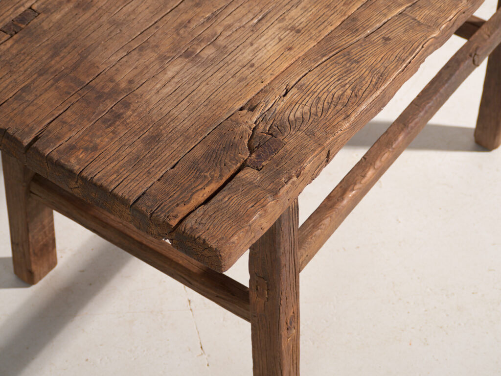 Antique pine coffee table – China, circa 1890